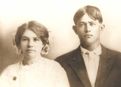 Photo of Maude and Bill Mead at the time of their wedding