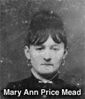 Photo of Mary Ann Price Mead at the time of her wedding