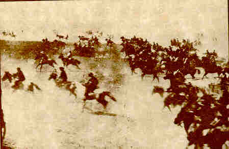 Photo of the Oklahoma Land Run
